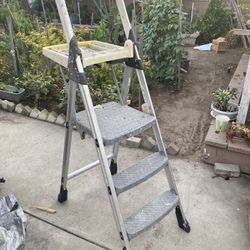5ft Step Aluminum Ladder Heavy Duty