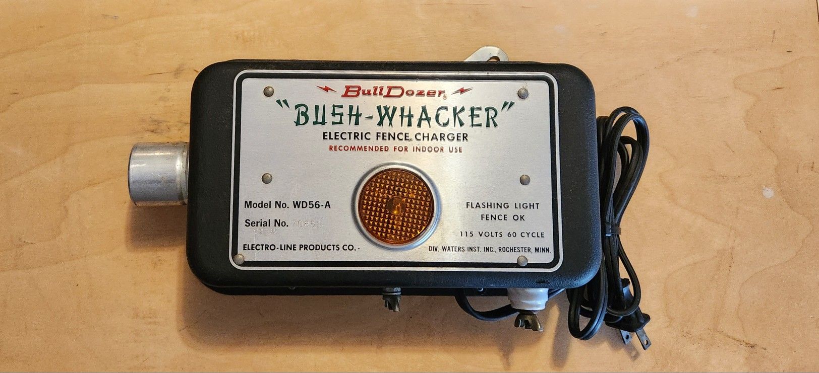 BullDozer "Bush-Whacker" Electric Fence Charger