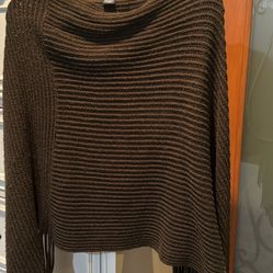 Max edition, one size brown poncho