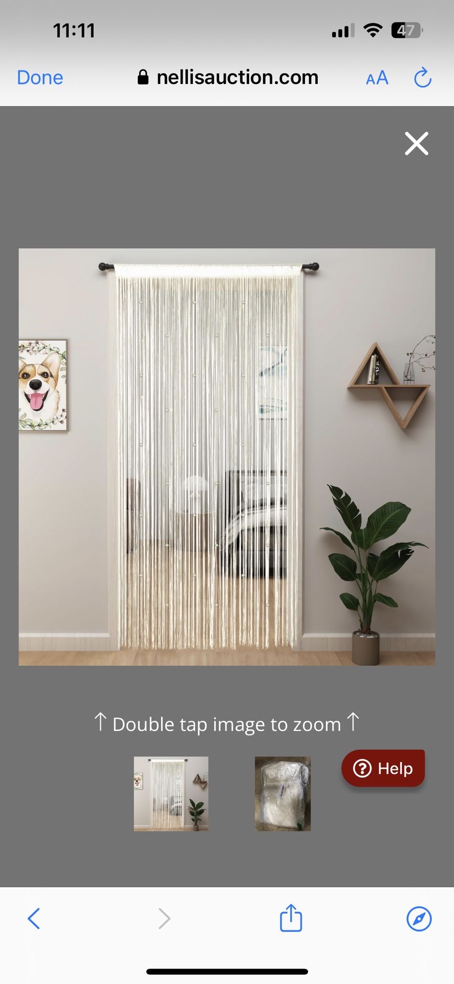 YIIBAII Beaded Curtain Beaded Curtains For Doorways Crystals Suitable For Interior Decoration And Partitions Hippy Closet Curtains (Champagne, 39"X79"
