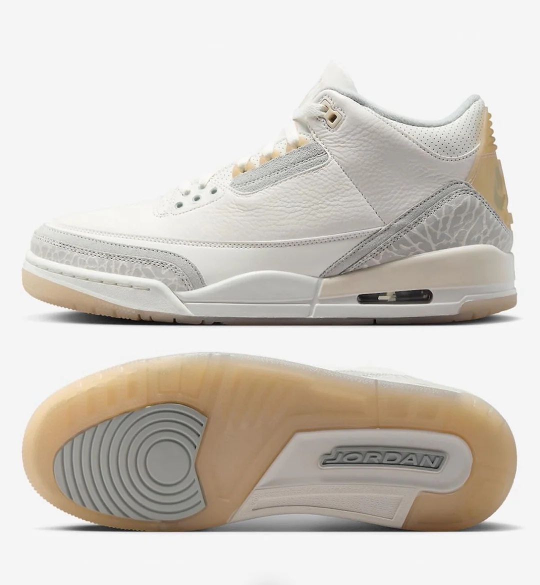 New In Box Dead Stock Men  Size 12 Jordan 3 Retro SE Craft In Ivory 