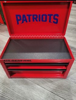 Fathers Day Patriots mini toolbox