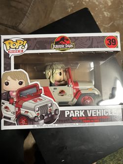 Jurassic Park 25Th Anniversary Park Vehicle Funko Pop