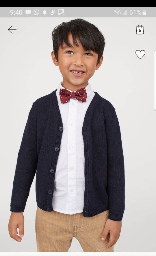 Navy Blue Cardigan With White Shirt