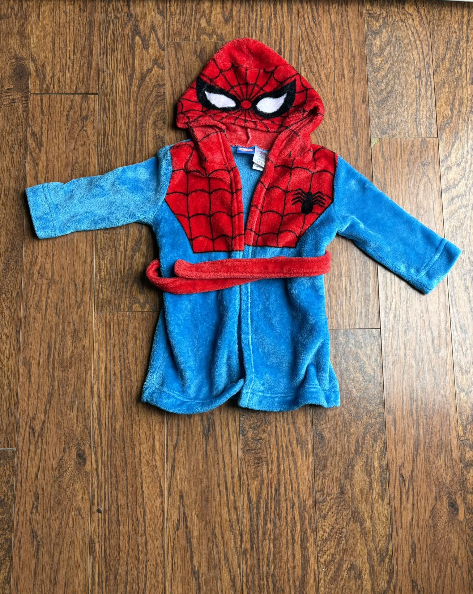Spider-Man Hooded Robe for Kids - Size 2T