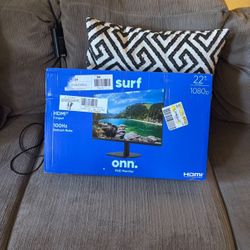 Two 22” ONN Surf FHD Monitor – $60 Each(– Rarely Used With Box