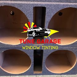 Car Audio Dual 15 Ported  MDF Subwoofer Enclosure Bass Speaker Stereo Sub Box