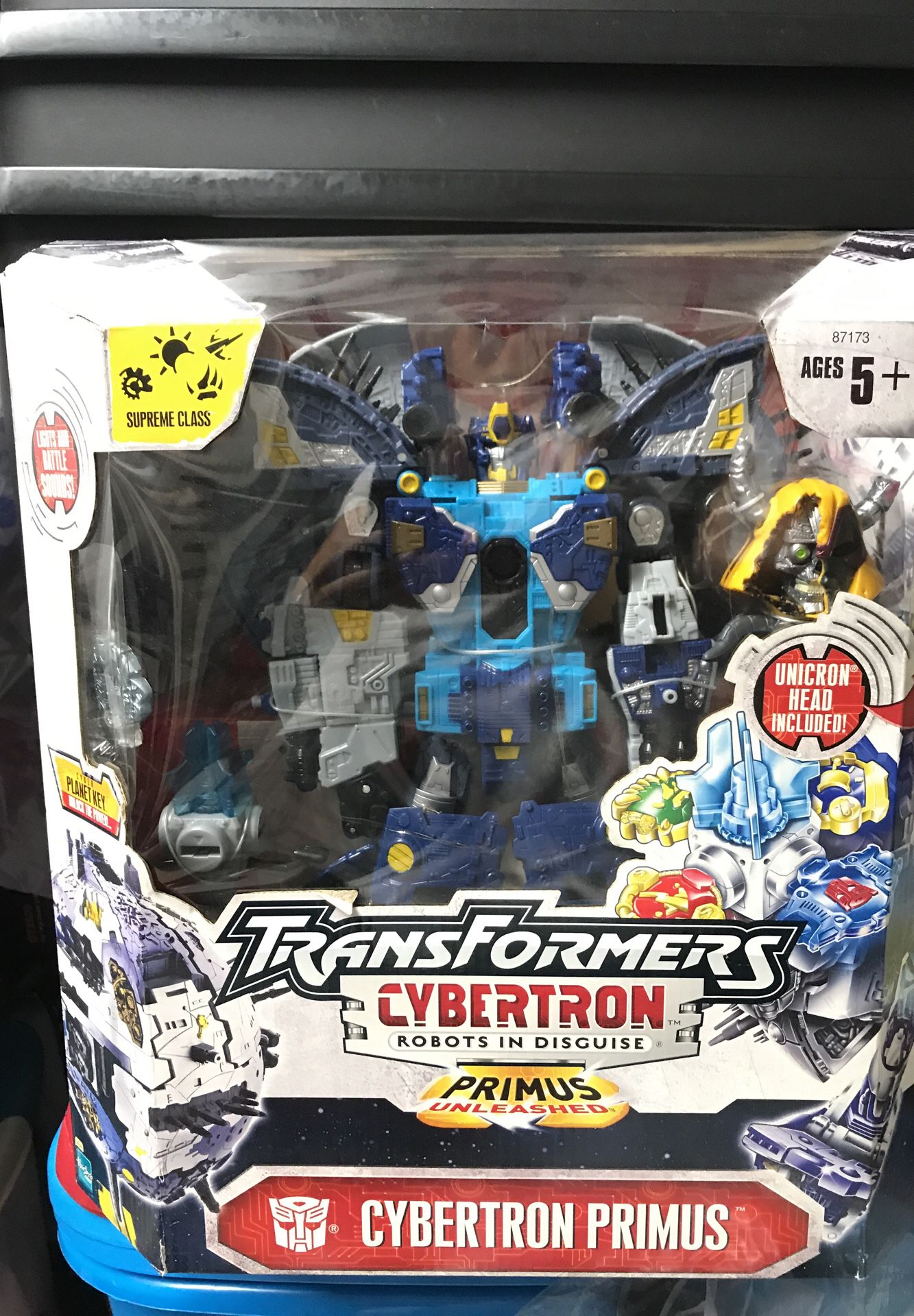 transformers cybertron primus vs unicron