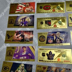 Gold Foil Novelty Pieces! Some 24k!! 