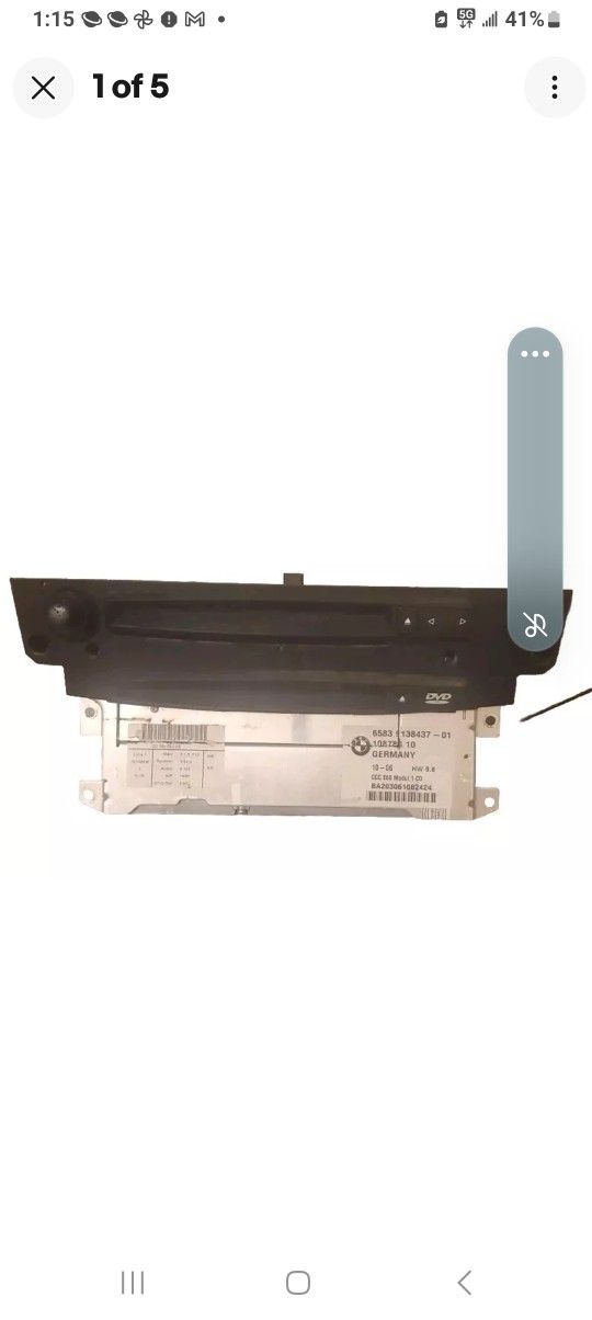 2004 07 Bmw 530i Dvd Player Radio 545i