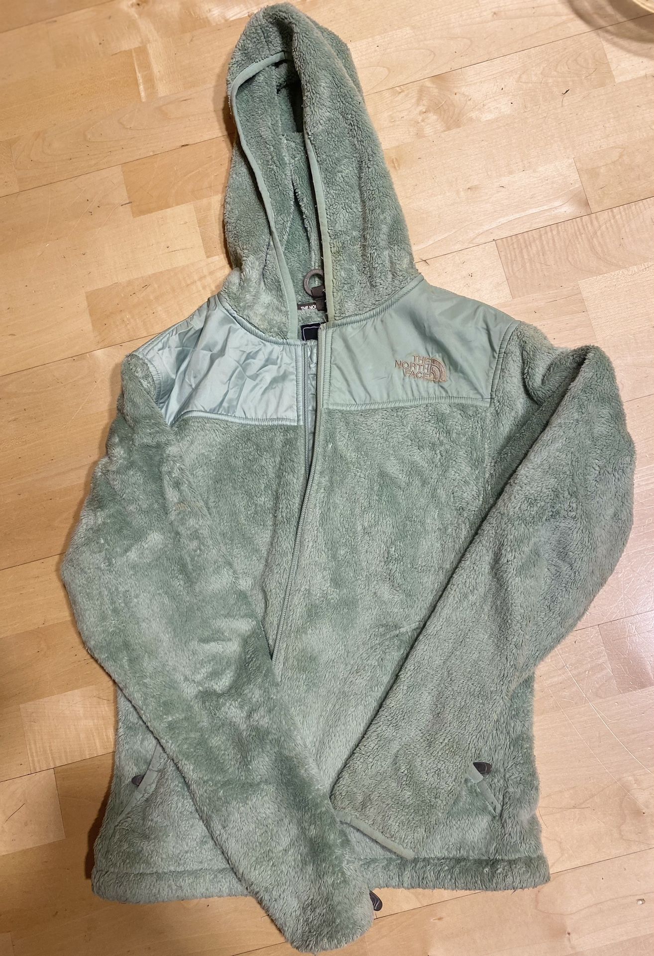 North Face Hoodie Fleece Jacket - Women’s Green Small