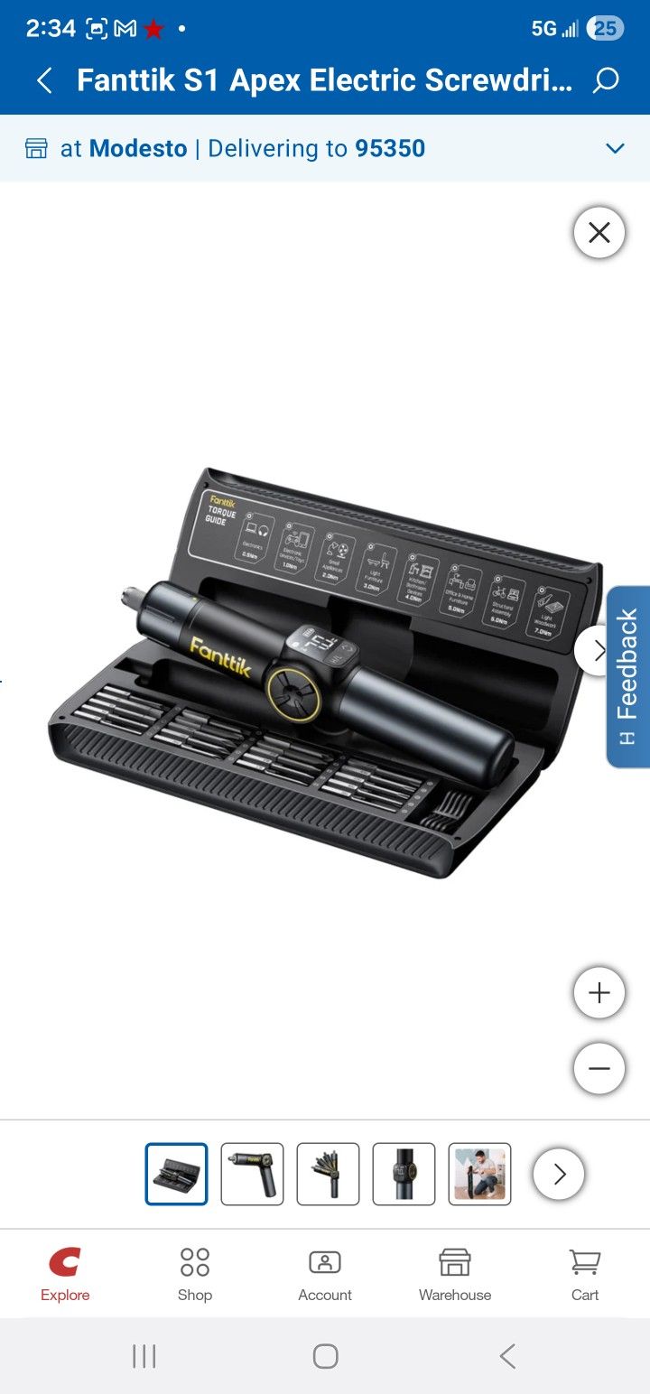 Fanttik S1 Ap We x Smart Electric Screwdriver 