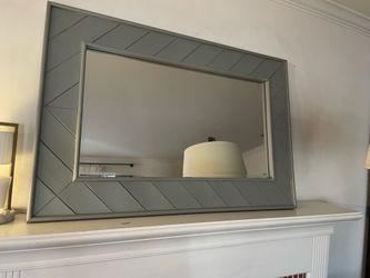 Wood framed mirror 31”x47”