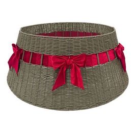 Brand New Decorative Rattan Christmas Tree Collar 