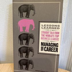 Managing Your Career by Fifty Lessons , Paperback