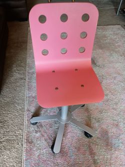 Cute Pink IKEA Jules Adjustable Desk Chair.
