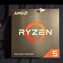 AMD Ryzen 5 5000 Series CPU – Brand New Open Box