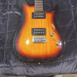 Laguna Custom  ZZ Top Design 6 String Guitar 