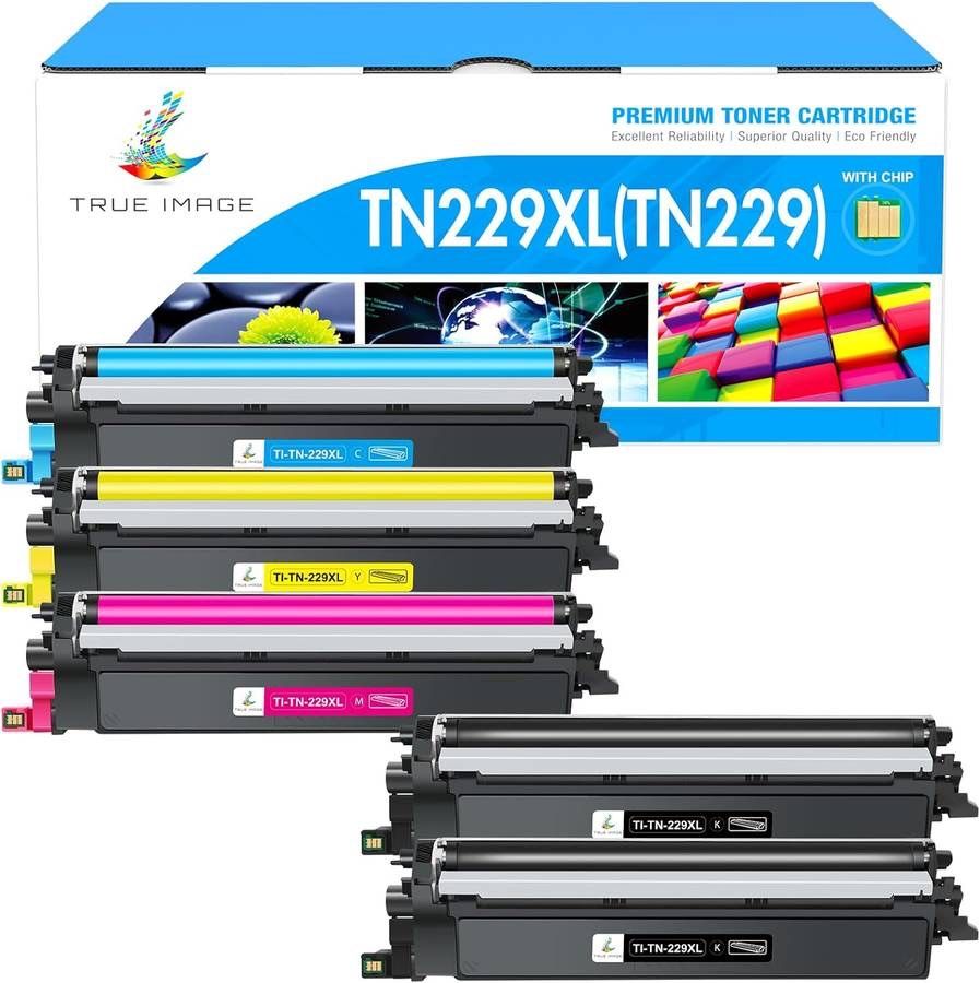 new TN229XL TN229 MFC-L3780CDW MFC-L3720CDW Toner Cartridges Compatible for Brother HL-L3280CDW HL-L3220CDW TN-229XL TN-229 TN 229XL 229 TN-229XLBK/C/