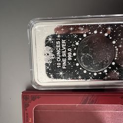 10 Oz PAMP Silver Bar