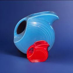 Fiesta Ware Large 7” Pitcher Mini Red 3” Never Used 