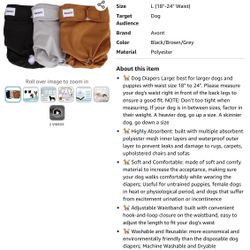 Avont Female dog diapers (3), New