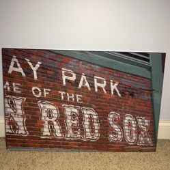 Boston Red Sox Fenway Park Wall Picture
