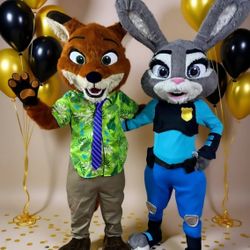 Zootopia Costume Mascot For Sale Or R.E..nt