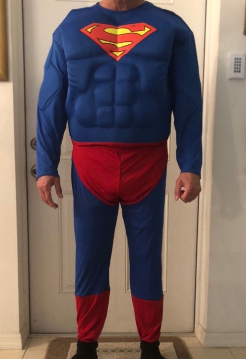 Adult Men Costume - Superman Hero