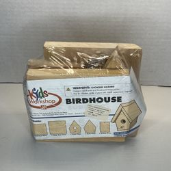 Kids Workshop Wooden Birdhouse Kit NEW