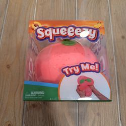 Sunny Days Laffy Snacks Squishy Squeezy Peach new with ags Squeeze