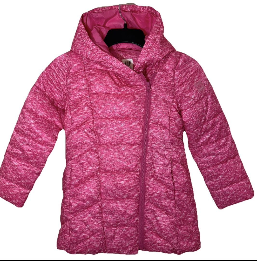 Gap Girls Kids Cold Control Max Puffer Jacket Size Small /Pink Color