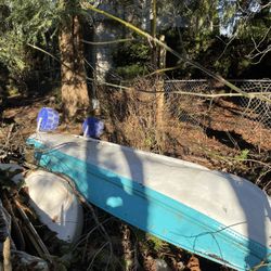 Rare 10ft Aluminum Boat With Wheels 