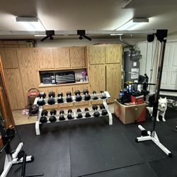 Dumbbells With Rack