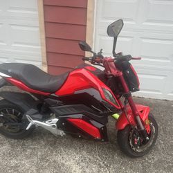 Electric Motorcycle With Litheum Battery