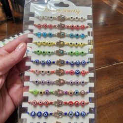 12pc Evil Eye Bracelets Set 