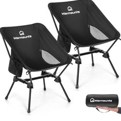 2 pack Ultralight Camping Chair Backpacking, Compact Folding Camp Chair