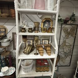 Vintage Wicker Shelf