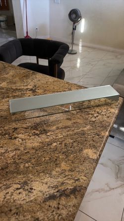 Rectangular Beveled Mirror shelve