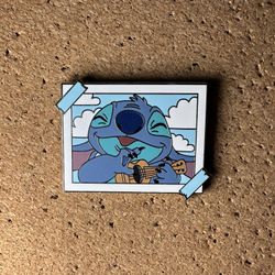 Disney Pin - 2024 Stitch Photo Frame Mystery Pin - Stitch with Ukulele