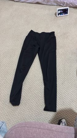 Black leggings, kids size 10/12