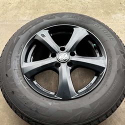 17” Black MSW Rims + Winter Tires – $1500 OBO
