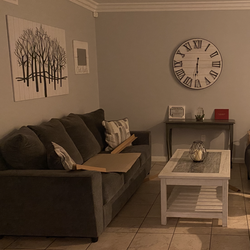 Dark gray Ashly sofa