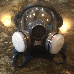 Full Face Respirator Protective Eye With Anti-fog & Adjustable 