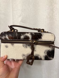 Brand New Women’s Cow Print Calf Hair Box Bag