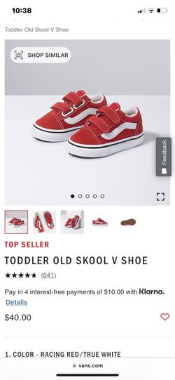 Toddler Vans Size 4.5 Toddler 
