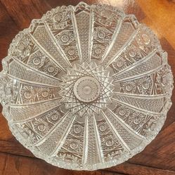 Antique Bohemian Crystal Plates
