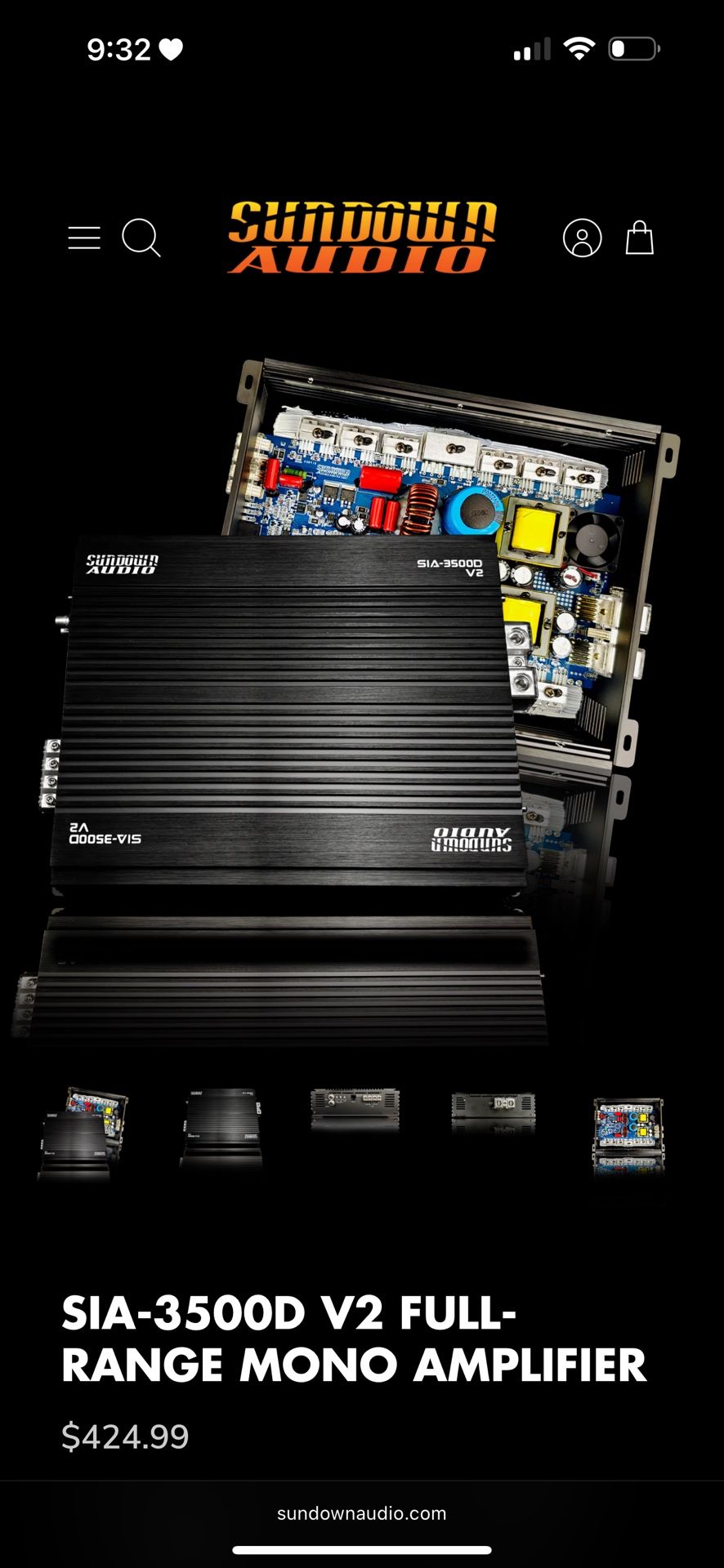 SIA-3500D V2 FULL-RANGE MONO AMPLIFIER