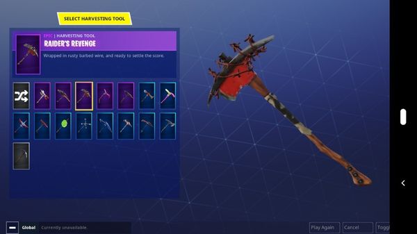 Renegade raider pickaxe raiders revenge account. Has
