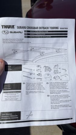 Thule Subaru Cross Outback Touring